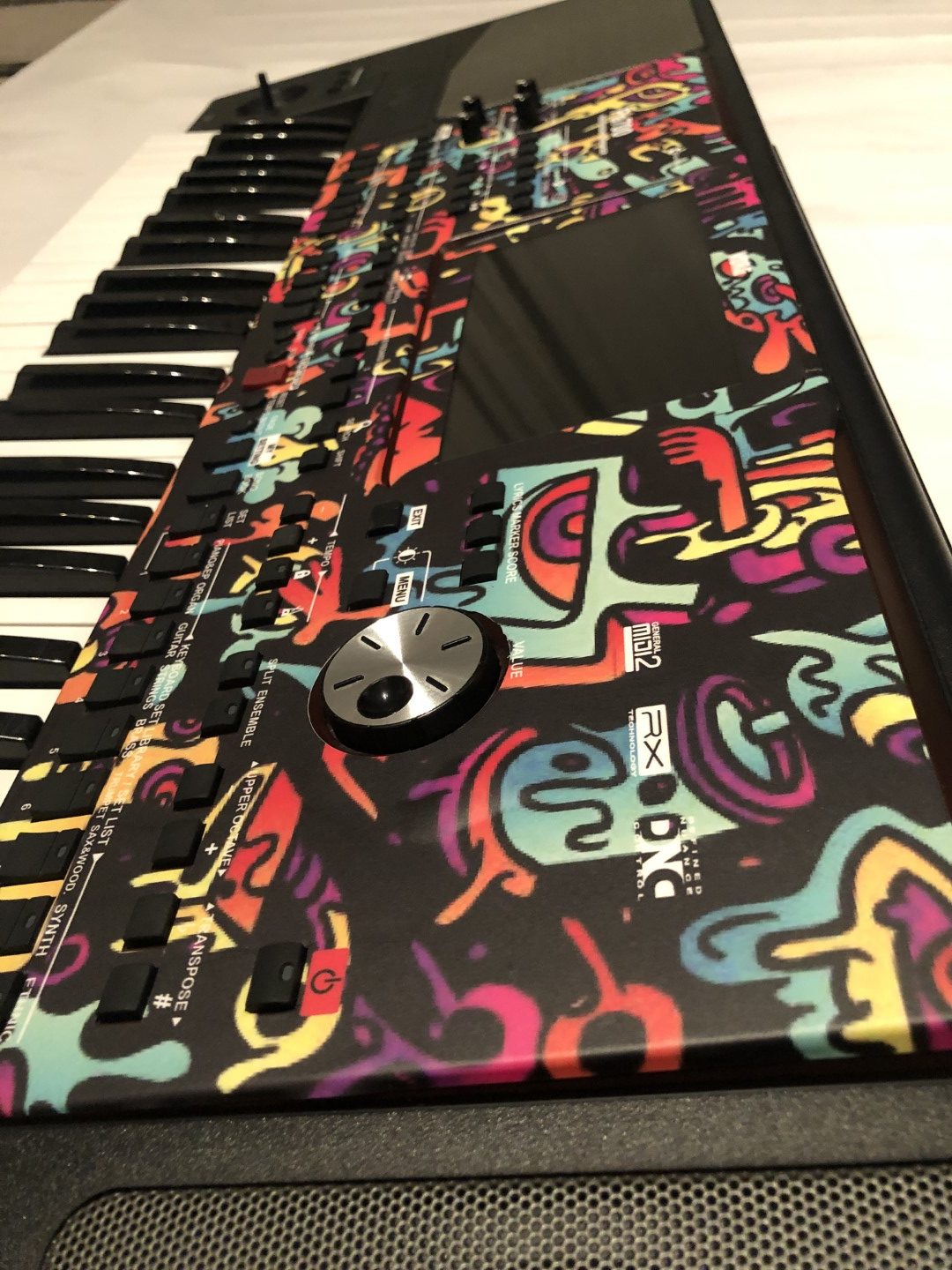 Print Crop Design Korg Pa700 Folija 3 Rotated