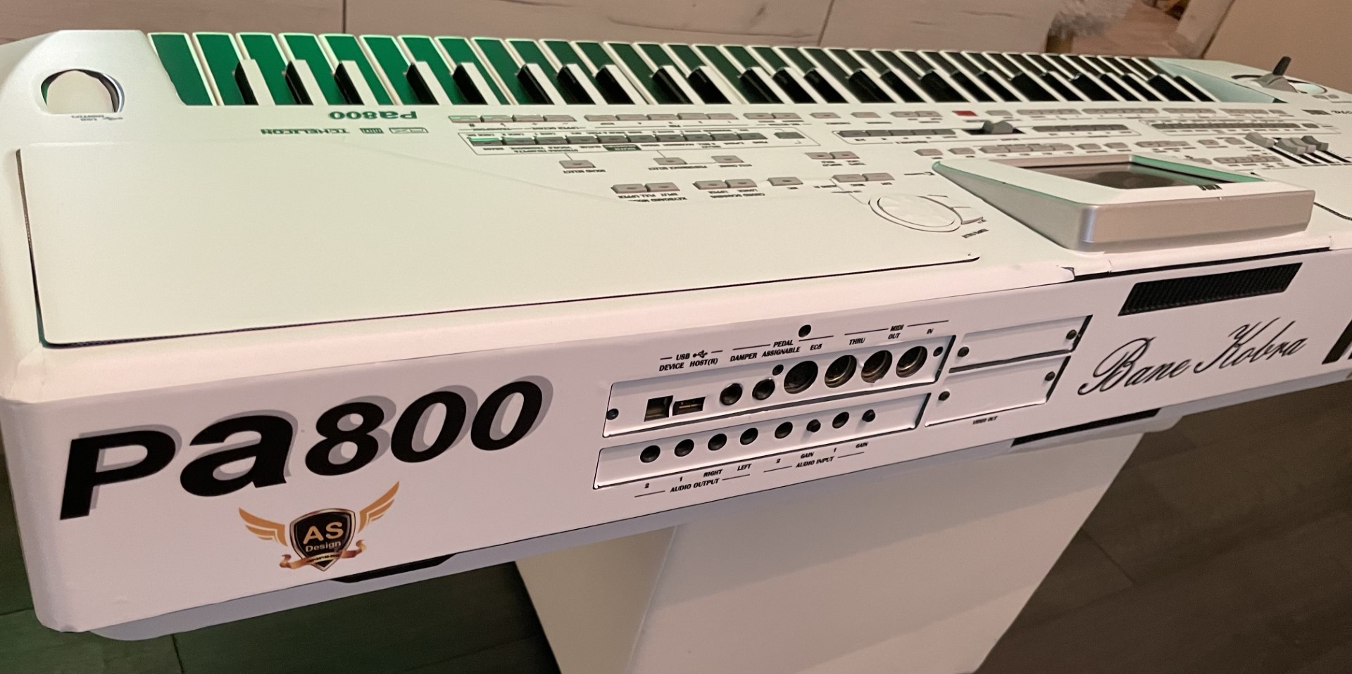 Print White Matte Korg Pa800 Klavirna Folija 33